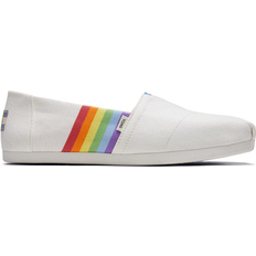 51 ½ - Unisex Halbschuhe Toms Alpargata Unity Rainbow - White