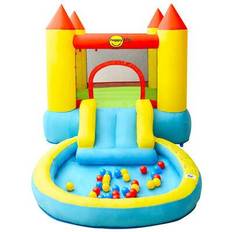 Châteaux Gonflables vidaXL Inflatable Bouncy Castle with Slide 200 x 365 x 190cm