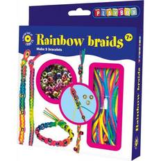 7 Pyssellådor PlayBox Rainbow Braid Bracelet Set 100pcs