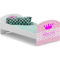 Princess säng Barnrum Kobi Sleepy Princess Cot with Mattress 70x140cm
