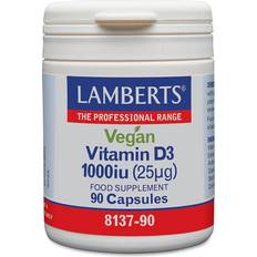 D vitamin 25 Lamberts Vegan Vitamin D3 1000iu