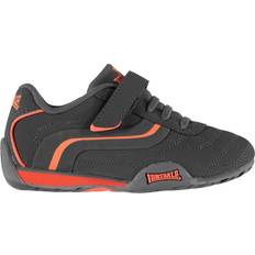 Lonsdale Childrens Camden Trainers - Charcoal/Orange