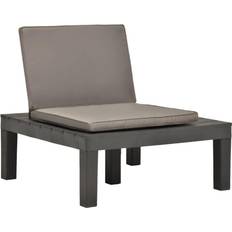 Grigio sedie da giardino vidaXL 48826 Poltrona