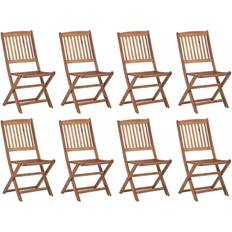 vidaXL 3075112 8-pack Trädgårdsmatstol