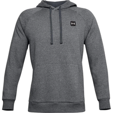 Under Armour Men's Rival Fleece Hoodie - Pitch Grey Light Heather/Onyx White