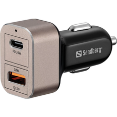Sandberg Bilopladere USB - Hurtigopladning 3.0 Batterier & Opladere Sandberg 441-43