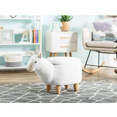 Beliani Alpaca Foot Stool 45cm