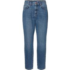 Noisy May Isabel High Waist Mom Jeans - Medium Blue Denim