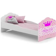 Princess säng Barnrum Kobi Sleepy Princess Cot with Mattress 80x160cm