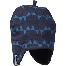 Isbjörn of Sweden Eaglet Knitted Flap Cap - Blue