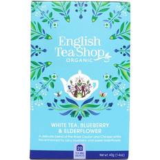 Blåbær Te English Tea Shop White Tea Blueberry & Elderflower 40g 20stk