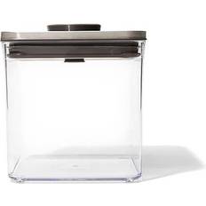 OXO Good Grips Steel Pop Big Square Short Kitchen Container 2.6L