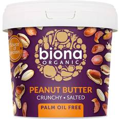 Eurooppa Makeat ja suolaiset levitteet Biona Organic Peanut Butter Crunchy with Salt 1000g