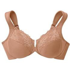 DD - Polyamide Bras Glamorise Wonderwire Front Close Bra - Cappuccino