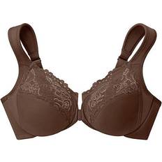 Glamorise Wonderwire Front Close Bra - Mocha