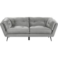 Röda Soffor Beliani Lenvik Soffa 210cm 3-sits