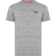 Superdry Small Chest Logo T-shirt - Flint Steel