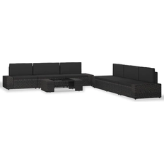 vidaXL 3054578 Loungeset, 1 Bord inkl. 6 Soffor