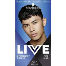 Men Permanent Hair Dyes Schwarzkopf Live Men Permanent Colour Pitch Black