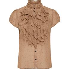 Saint Tropez Lilly SS Shirt - Praline Dot