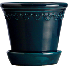 Bergs Potter Krukker, Planter & Dyrkning Bergs Potter Københavner Glazed Pot - Blue Krukke