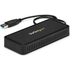 Dockingstation displayport StarTech USB A - 2DisplayPort/RJ45 0.1m