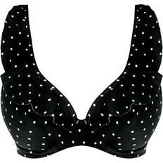 Women Bikini Tops Freya Jewel Cove High Apex Bikini Top - Black