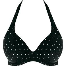 Jewel Cove Halter Bikini Top - Black