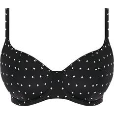 Jewel Cove Sweetheart Padded Bikini Top - Black