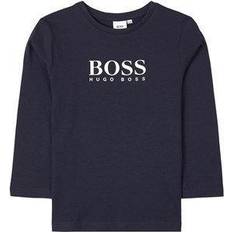 Hugo boss v tshirt HUGO BOSS Logo T-shirt - Navy (J25P21-849)