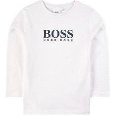 Lastenvaatteet HUGO BOSS Logo Ls T-shirt - White