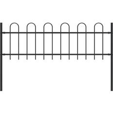 vidaXL Garden Fence with Hoop Top 170x60cm