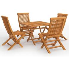 vidaXL 3059583 Set da pranzo per patio, 1 Tavolo incluso 4 Sedie