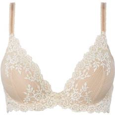 Embrace Lace Plunge Bra - Naturally Nude/Ivory