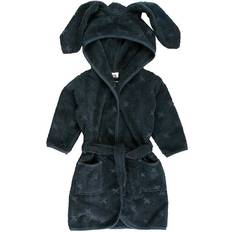 Müsli Bathrobe with Bunny Ears - Blue/Midnight