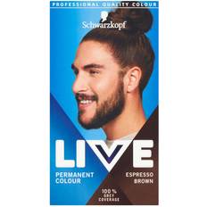 Men Permanent Hair Dyes Schwarzkopf Live Men Permanent Colour #880 Espresso Brown