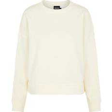 Pieces Relaxed Sweatshirt - White Pepper