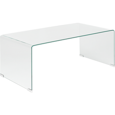 Glass Coffee Tables Beliani Kendall Coffee Table 50x100cm