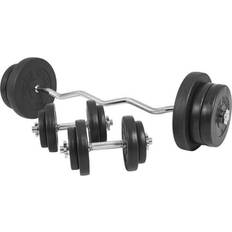 Gorilla Sports Curl Weight Set 70kg