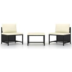 VidaXL Stål Loungeset vidaXL 313514 Loungeset, Bord inkl. 2 Stolar & 2 Soffor