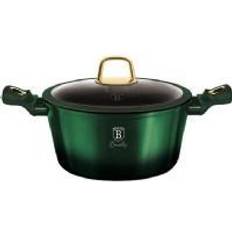 Berlinger Haus Gryder Berlinger Haus Metallic Line Emerald med låg 28cm