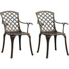 vidaXL 315570 2-pack Gartenessstuhl