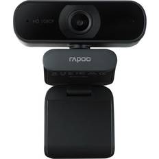Webcam Rapoo Webcam XW180 con Risoluzione 1920 x 1080 Pixel USB 2.0 Colore Nero