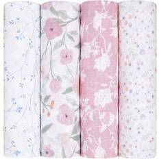 Aden + Anais Ma Feur Cotton Muslin Swaddles 4 pack