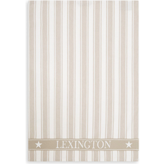 Lexington Icons Twill Waffle Striped Kitchen Towel Beige, White (70x50cm)