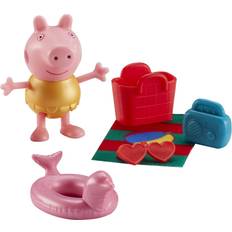 Peppa Pig Toy Figures Character Peppa Pig Beach Theme Figure & Accessory Set