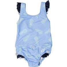 Badkläder Barnkläder Geggamoja UV Swimsuit Baby - Pineapple