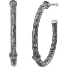 Nature Medium Earrings - Silver