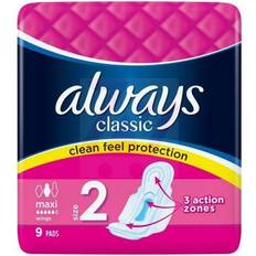 Maxi pads with wings Always Classic Maxi with Wings 9-pack