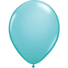 Qualatex Latex Ballons 11 Inch Round Plain Caribbean Blue 100-Pack